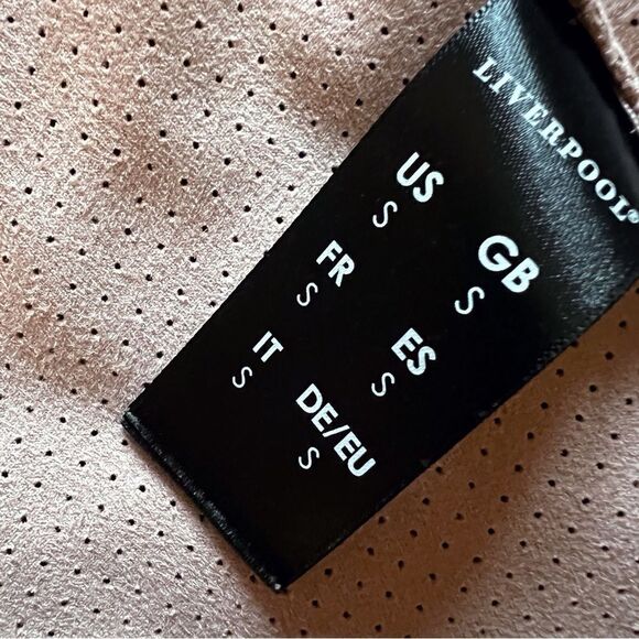 Liverpool perforated faux microsuede jacket - Picture 3 of 7